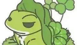 两个网红青蛙吃瓜的样子,萌态百出，笑料连连